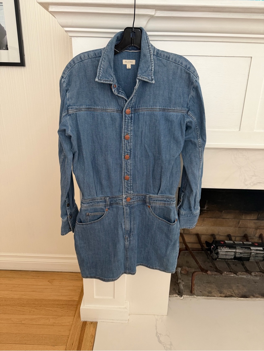 Anthropologie Pilcro mini Denim Dress